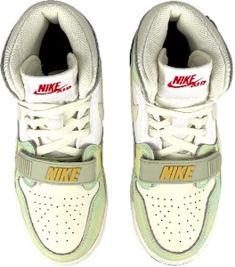 【定製球鞋】Jordan Legacy 312 極光 可撕小熊布貼 漸變暈染 高筒 復古籃球鞋 男款 白綠 Shop 【定製球鞋】Jordan Legacy 312 極光 可撕小熊布貼 漸變暈染 高筒 復古籃球鞋 男款 白綠