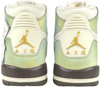 【定製球鞋】Jordan Legacy 312 極光 可撕小熊布貼 漸變暈染 高筒 復古籃球鞋 男款 白綠 Purchase 【定製球鞋】Jordan Legacy 312 極光 可撕小熊布貼 漸變暈染 高筒 復古籃球鞋 男款 白綠