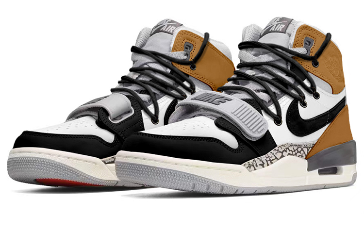 Lookbook [定制鞋] Air Jordan Legacy 312 高帮 '赛博朋克' AV3922-002(TeamY-男款大魔王黑棕灰)