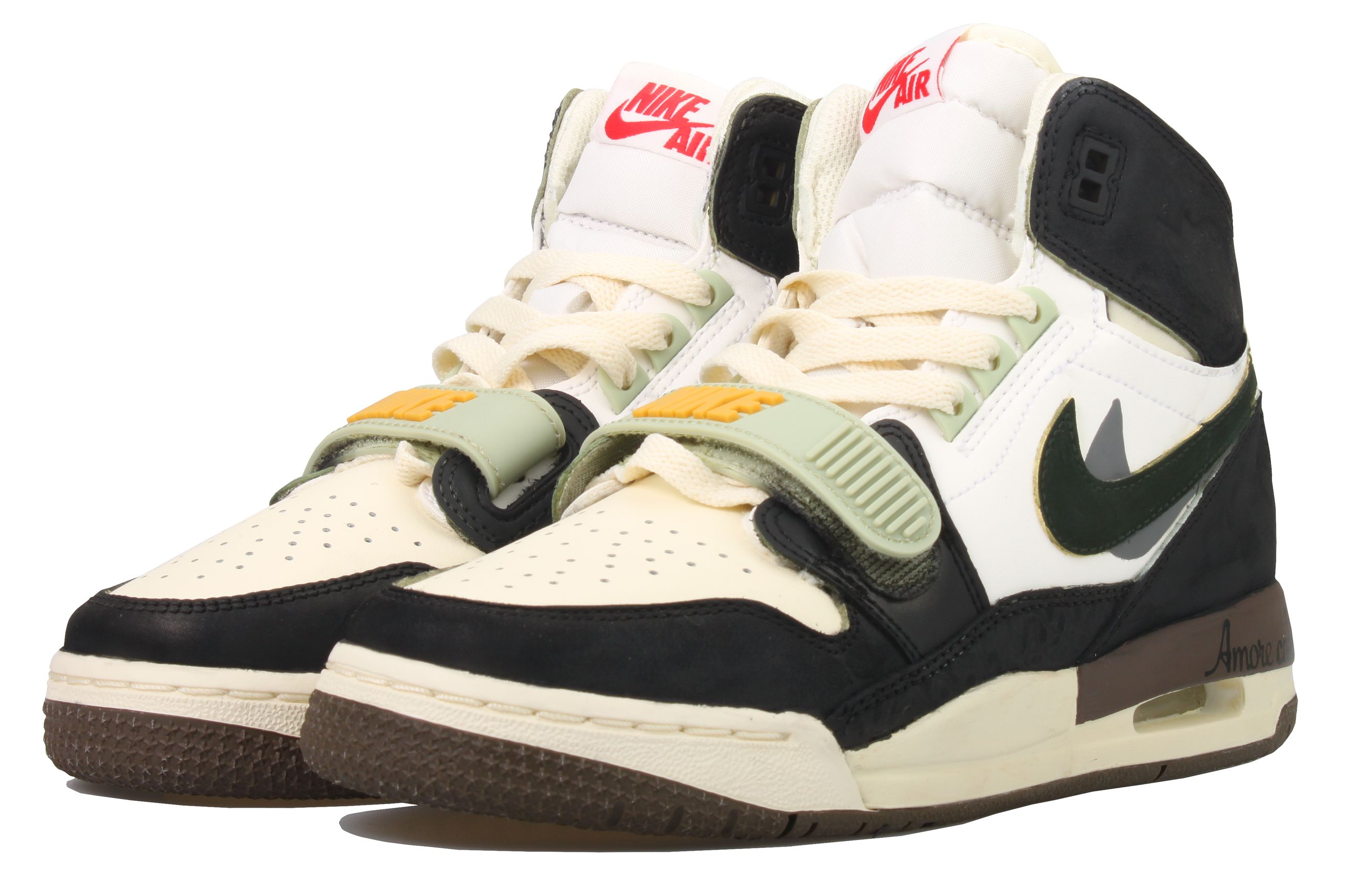 Lookbook 에어 조던 레거시 312 회/검 (커스텀) FD9909-111(Team33-墨绿-女款）