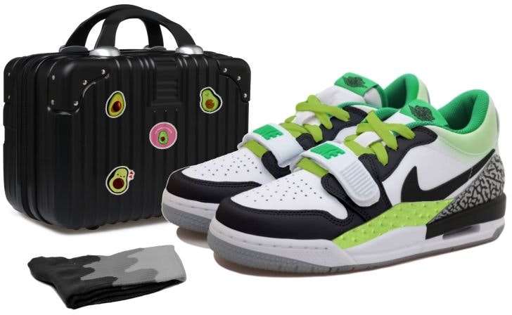 custom-shoes-air-jordan-legacy-312-low-aged-black-white-green