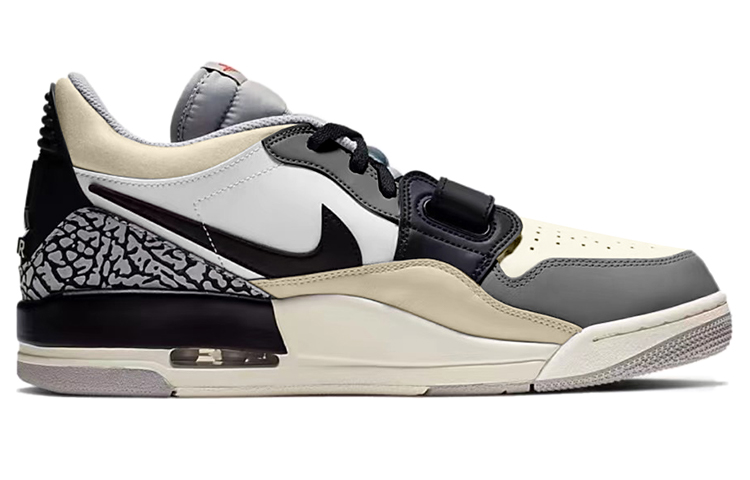 Order [Kasut Custom] Air Jordan Legacy 312 Low 'Armored Machine Grey Cement' CD7069-101(TeamY-男款复古爆裂纹米白)