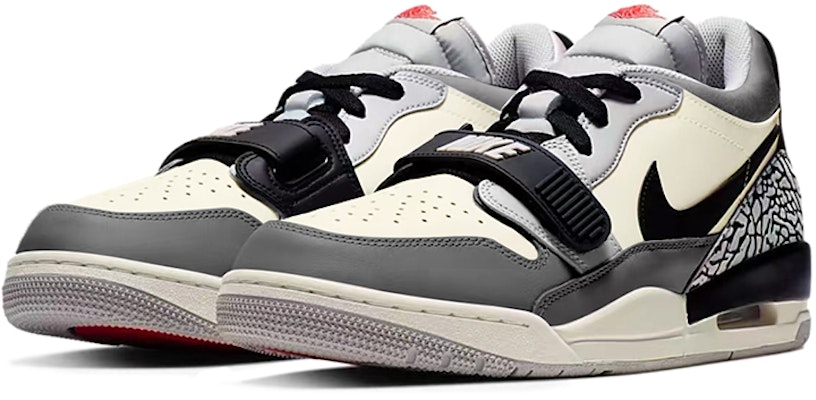 에어 조던 레거시 312 로우 '시멘트 그레이' (커스텀) CD7069-101(TeamY-男款复古爆裂纹黑米灰) Lookbook 에어 조던 레거시 312 로우 '시멘트 그레이' (커스텀) CD7069-101(TeamY-男款复古爆裂纹黑米灰)