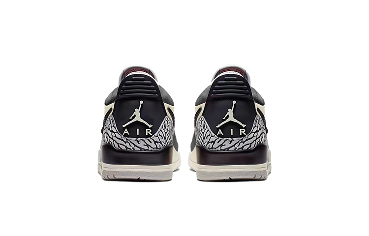 Shop Zapatillas Personalizadas Air Jordan Legacy 312 Low "Gris Cemento" CD7069-101(TeamY-男款复古爆裂纹黑米灰)