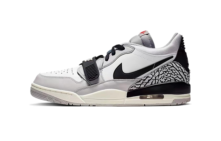 Details for Zapatillas Personalizadas Air Jordan Legacy 312 Low "Gris Cemento" CD7069-101(TeamY-男款复古爆裂纹黑米灰)