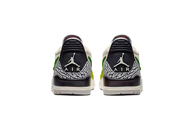 Shop 【訂製球鞋】 Jordan Legacy 312 低筒 牛油果 笑臉 鎧甲機器人 賽博龐克 復古籃球鞋 男款 米綠