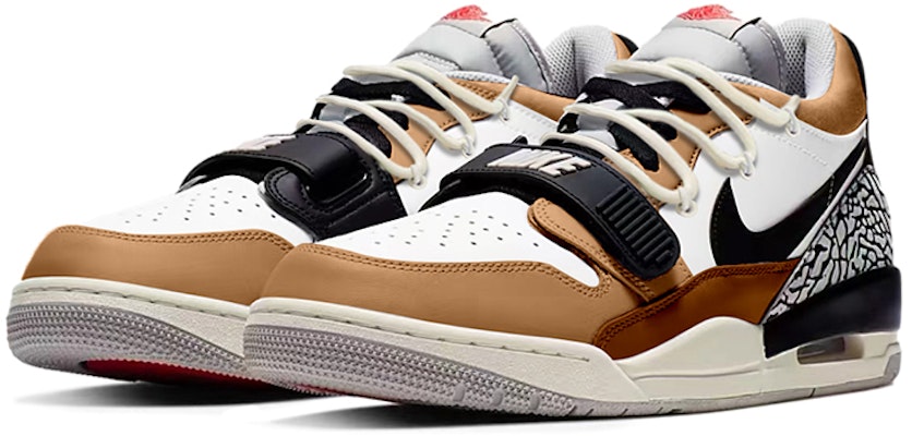 에어 조던 레거시 312 로우 "블랙 사이버펑크" CD7069-101(TeamY-男款黑魔王黑棕白) Lookbook 에어 조던 레거시 312 로우 "블랙 사이버펑크" CD7069-101(TeamY-男款黑魔王黑棕白)