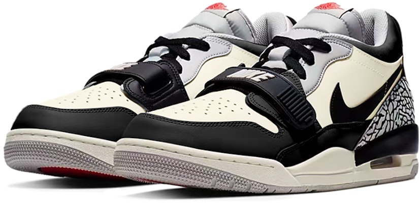 에어 조던 레거시 312 로우 '블랙 그레이 시멘트' (커스텀) CD7069-101(TeamY-男款复古爆裂纹黑米) Lookbook 에어 조던 레거시 312 로우 '블랙 그레이 시멘트' (커스텀) CD7069-101(TeamY-男款复古爆裂纹黑米)