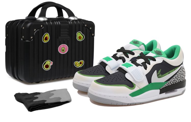 [Custom Shoes] Air Jordan Legacy 312 Low 'Black White Green'