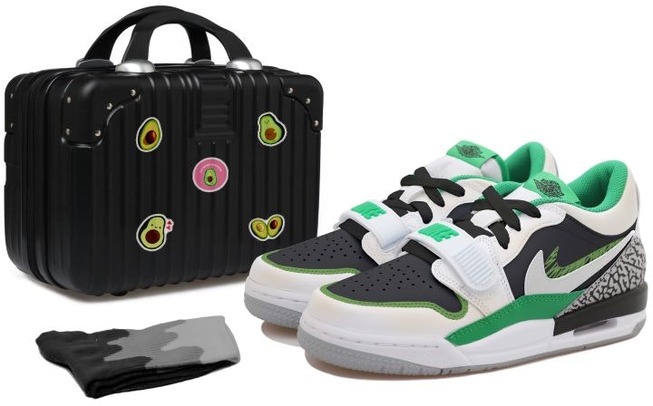 custom-shoes-air-jordan-legacy-312-low-black-white-green