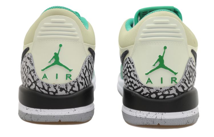 Purchase [Kasut Custom] Air Jordan Legacy 312 Low 'Hitam Putih Hijau Berbintik' FN3407-101(Team拾玖-黄绿做旧女S-BOX）