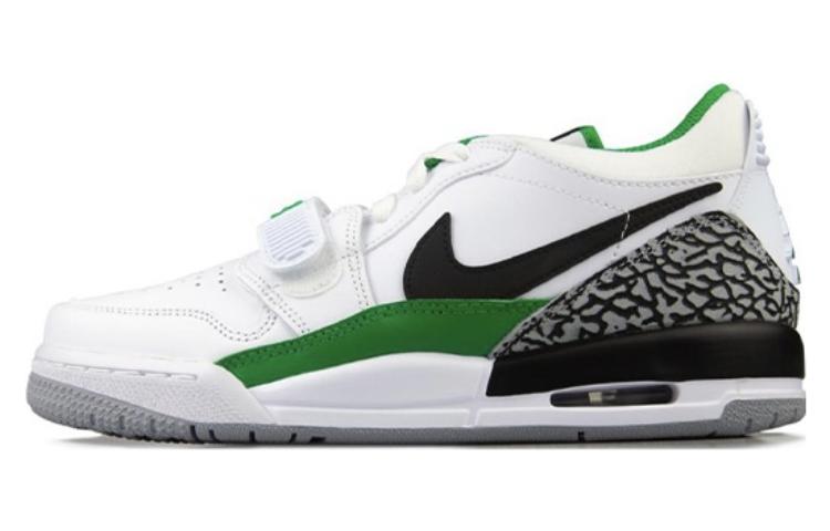 Cheap 【訂製籃球鞋】Jordan Legacy 312 低筒 OKHR 仿舊 雙鉤 HRZZ 仿舊 禮盒 復古籃球鞋 GS 黑白綠