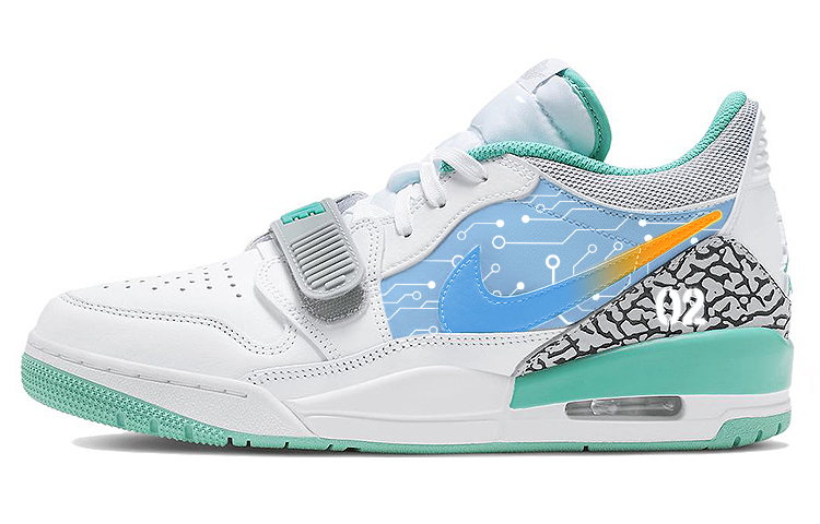 Buy [Kasur Kasut] Air Jordan Legacy 312 Low 'Cyberpunk Putih-Hijau' CD7069-130(Team56-科技蓝图)