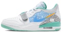 Buy 커스텀 에어 조던 레거시 312 로우 "사이버펑크 화이트-그린" CD7069-130(Team56-科技蓝图)