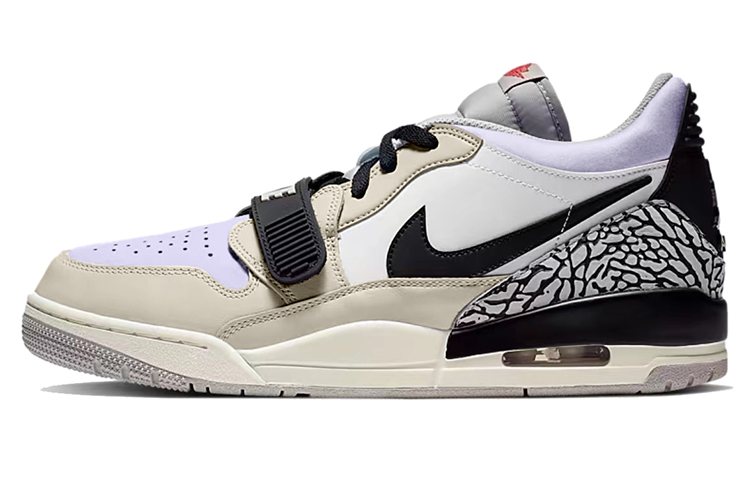 [Custom Shoes] Air Jordan Legacy 312 Low 'Cyberpunk Armor Robot Off-White Purple'