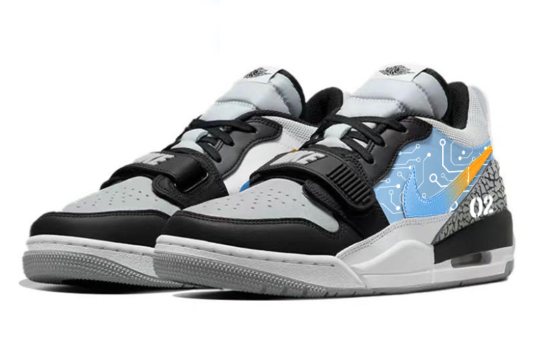 Lookbook Zapatillas Personalizadas Air Jordan Legacy 312 Low "Cyberpunk" CD9054-105(Team56-科技蓝图)