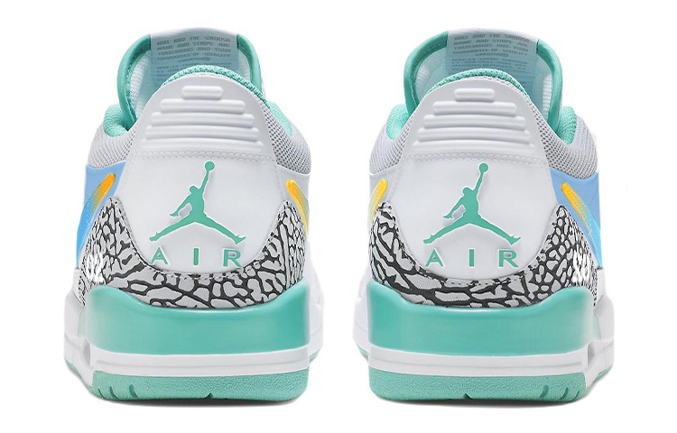 Shop [Kasur Kasut] Air Jordan Legacy 312 Low 'Cyberpunk Putih-Hijau' CD7069-130(Team56-科技蓝图)