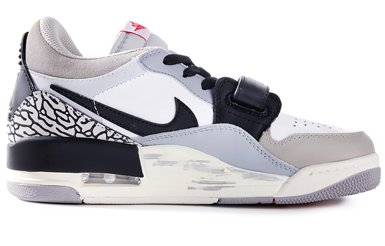 Order 【定製籃球鞋】 Jordan Legacy 312 Low 灰色塗鴉風 低筒 復古籃球鞋 男款 黑灰