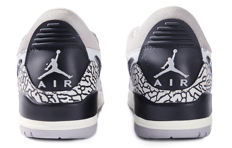 Shop 【定製籃球鞋】 Jordan Legacy 312 Low 灰色塗鴉風 低筒 復古籃球鞋 男款 黑灰