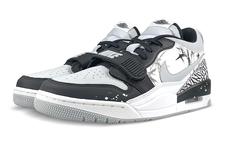 Lookbook [Zapatillas Personalizadas] Air Jordan Legacy 312 Low 'Tinta Bamboo Splash' CD7069-105(Team叁-男312竹)