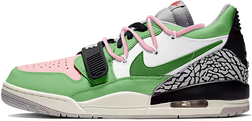 【定制球鞋】Jordan Legacy 312 Low 復古潮流 抹茶粉 街頭 解構鞋帶 低幫 復古籃球鞋 男款 綠粉白 Buy 【定制球鞋】Jordan Legacy 312 Low 復古潮流 抹茶粉 街頭 解構鞋帶 低幫 復古籃球鞋 男款 綠粉白