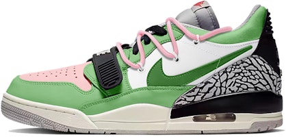 【定制球鞋】Jordan Legacy 312 Low 復古潮流 抹茶粉 街頭 解構鞋帶 低幫 復古籃球鞋 男款 綠粉白 Buy 【定制球鞋】Jordan Legacy 312 Low 復古潮流 抹茶粉 街頭 解構鞋帶 低幫 復古籃球鞋 男款 綠粉白