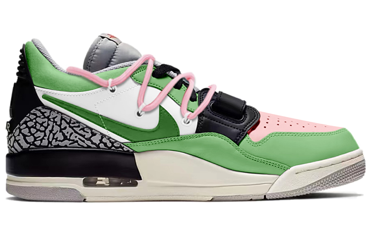 Order [Kasut Custom] Air Jordan Legacy 312 Low 'Matcha Pink' CD7069-101(TeamY-男款复古抹茶绿粉白)
