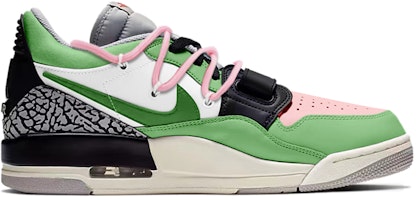 【定制球鞋】Jordan Legacy 312 Low 復古潮流 抹茶粉 街頭 解構鞋帶 低幫 復古籃球鞋 男款 綠粉白 Order 【定制球鞋】Jordan Legacy 312 Low 復古潮流 抹茶粉 街頭 解構鞋帶 低幫 復古籃球鞋 男款 綠粉白