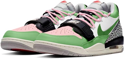 【定制球鞋】Jordan Legacy 312 Low 復古潮流 抹茶粉 街頭 解構鞋帶 低幫 復古籃球鞋 男款 綠粉白 Lookbook 【定制球鞋】Jordan Legacy 312 Low 復古潮流 抹茶粉 街頭 解構鞋帶 低幫 復古籃球鞋 男款 綠粉白