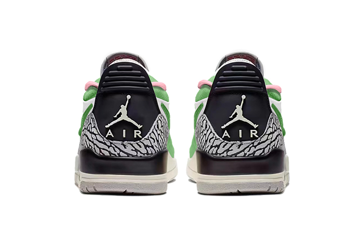 Shop [Kasut Custom] Air Jordan Legacy 312 Low 'Matcha Pink' CD7069-101(TeamY-男款复古抹茶绿粉白)