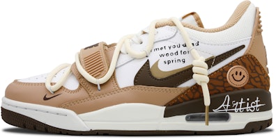 【訂製籃球鞋】 Jordan Legacy 312 Low 枯木逢春 美拉德 摩卡笑臉 低筒 復古籃球鞋 男款 白棕 Order 【訂製籃球鞋】 Jordan Legacy 312 Low 枯木逢春 美拉德 摩卡笑臉 低筒 復古籃球鞋 男款 白棕