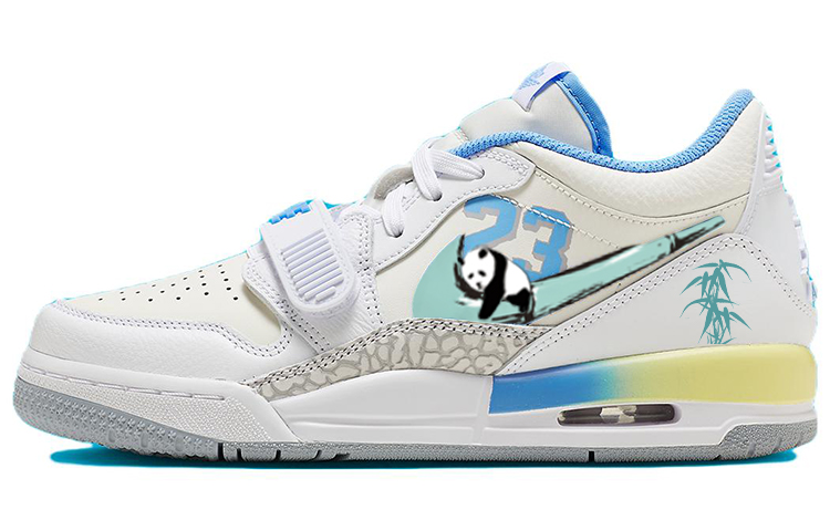 Buy 【客製球鞋】 Jordan Air Jordan 1 Legacy 312 新式中華 熊貓抱竹 低筒 復古籃球鞋 GS 白藍