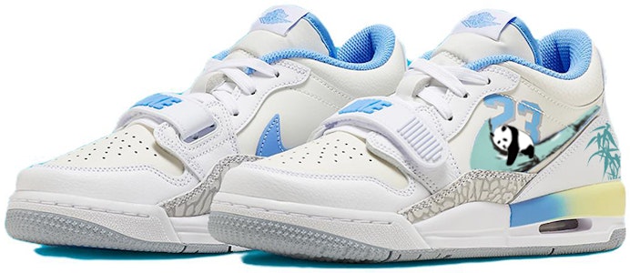 에어 조던 레거시 312 로우 "판다 대나무" FJ7223-141(Team56-熊猫抱竹) Lookbook 에어 조던 레거시 312 로우 "판다 대나무" FJ7223-141(Team56-熊猫抱竹)