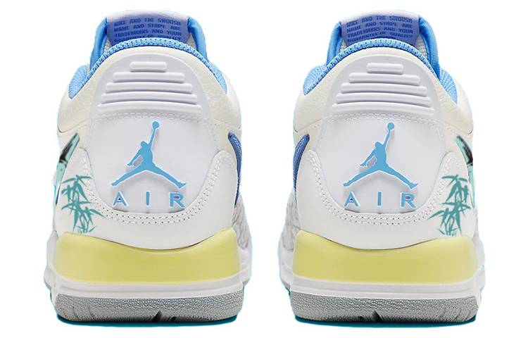 Shop 【客製球鞋】 Jordan Air Jordan 1 Legacy 312 新式中華 熊貓抱竹 低筒 復古籃球鞋 GS 白藍