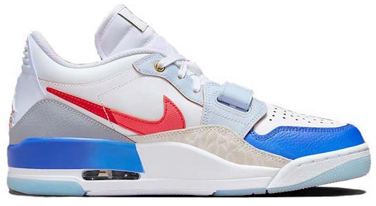 【訂製籃球鞋】Jordan Legacy 312 星空月色 狼山圖騰 狼道精神 低筒 復古籃球鞋 男款 白藍黑 Order 【訂製籃球鞋】Jordan Legacy 312 星空月色 狼山圖騰 狼道精神 低筒 復古籃球鞋 男款 白藍黑