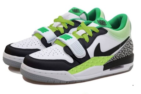 【客製球鞋】Jordan Legacy 312 OKHR 復古 磨破 牛皮 復古 禮盒 低筒 復古籃球鞋 男款 黑白綠 Shop 【客製球鞋】Jordan Legacy 312 OKHR 復古 磨破 牛皮 復古 禮盒 低筒 復古籃球鞋 男款 黑白綠