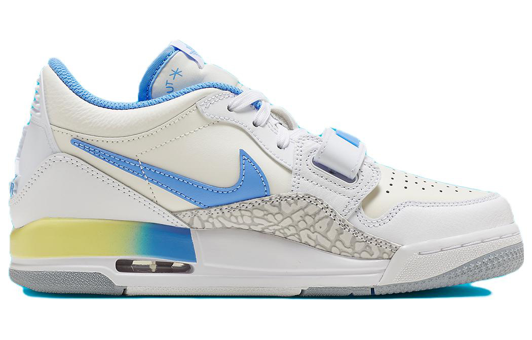 Order [Sepatu Kustom] Air Jordan Legacy 312 Low 'Putih Biru Hitam - Gaya Cina Burung Bangau & Gunung Pinus' FJ7223-141(Team56-仙鹤松山)