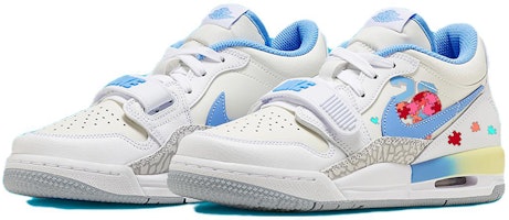 【客製球鞋】Jordan Legacy 312 積木愛心 耐磨通風 低筒 復古籃球鞋 GS 白藍紅 Lookbook 【客製球鞋】Jordan Legacy 312 積木愛心 耐磨通風 低筒 復古籃球鞋 GS 白藍紅