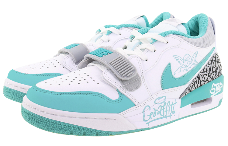 Lookbook 에어 조던 레거시 312 로우 '화이트 그린 가디언' CD7069-130(Team10-守护天使）