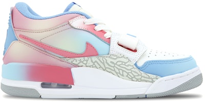 【定制球鞋】 Jordan Legacy 312 Low 予爾玫瑰海 少女 活力 透氣耐磨 低幫 復古籃球鞋 GS 粉藍 Order 【定制球鞋】 Jordan Legacy 312 Low 予爾玫瑰海 少女 活力 透氣耐磨 低幫 復古籃球鞋 GS 粉藍