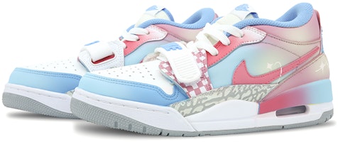 【定制球鞋】 Jordan Legacy 312 Low 予爾玫瑰海 少女 活力 透氣耐磨 低幫 復古籃球鞋 GS 粉藍 Lookbook 【定制球鞋】 Jordan Legacy 312 Low 予爾玫瑰海 少女 活力 透氣耐磨 低幫 復古籃球鞋 GS 粉藍