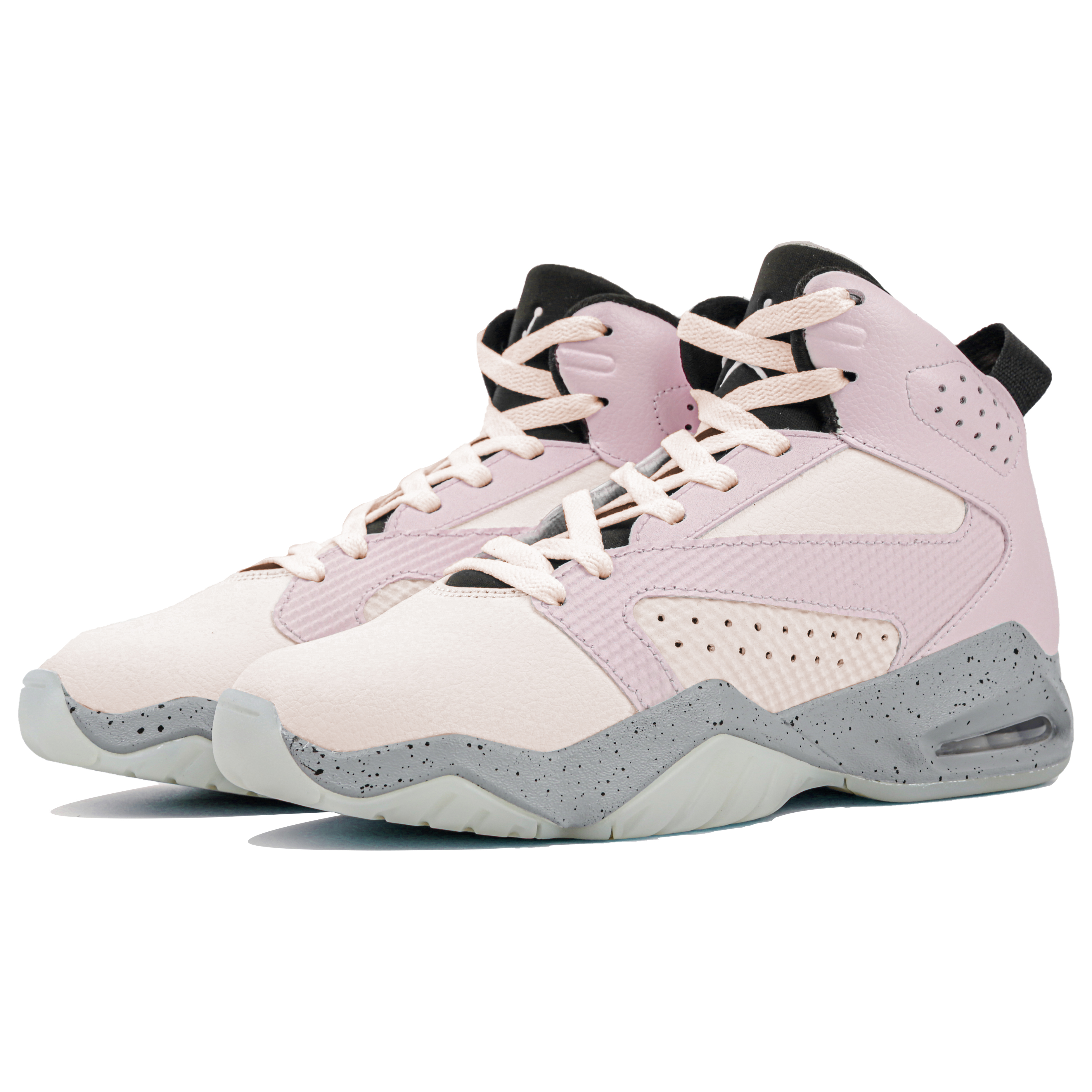 Lookbook 【客製球鞋】 Jordan Lift off 山楣奶昔 清爽一夏 未來風 高筒 復古籃球鞋 GS 粉