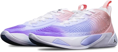 【訂製球鞋】 Jordan Luka 1 PF 東契奇1代 減震防滑 棉花糖 三色漸變 低筒 籃球鞋 男款 紫粉白 Lookbook 【訂製球鞋】 Jordan Luka 1 PF 東契奇1代 減震防滑 棉花糖 三色漸變 低筒 籃球鞋 男款 紫粉白