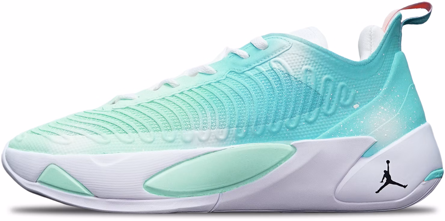 custom-shoes-air-jordan-luka-1-gradient-green-white