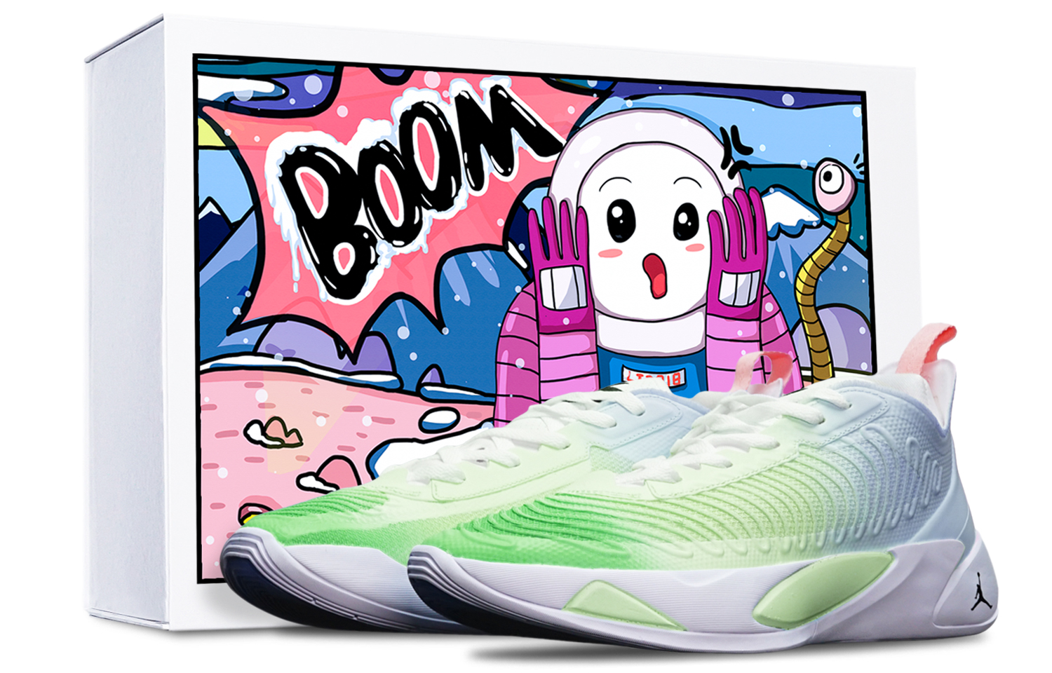 [Custom Shoes] Air Jordan Luka 1 'Macaron Green Blue White'