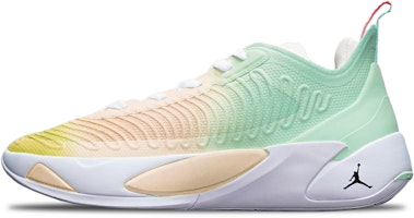 【定製球鞋】 Jordan Luka 1 PF 東契奇1代 減震防滑 馬卡龍 三色漸變 低筒 實戰籃球鞋 男款 橙綠白 Order 【定製球鞋】 Jordan Luka 1 PF 東契奇1代 減震防滑 馬卡龍 三色漸變 低筒 實戰籃球鞋 男款 橙綠白