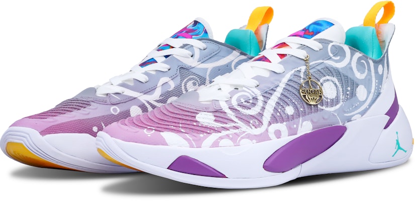 에어 조던 루카 1 '퍼플 그레이 스월' 커스텀 슈즈 DQ6510-164(Teamone-Luka漩涡紫灰) Lookbook 에어 조던 루카 1 '퍼플 그레이 스월' 커스텀 슈즈 DQ6510-164(Teamone-Luka漩涡紫灰)