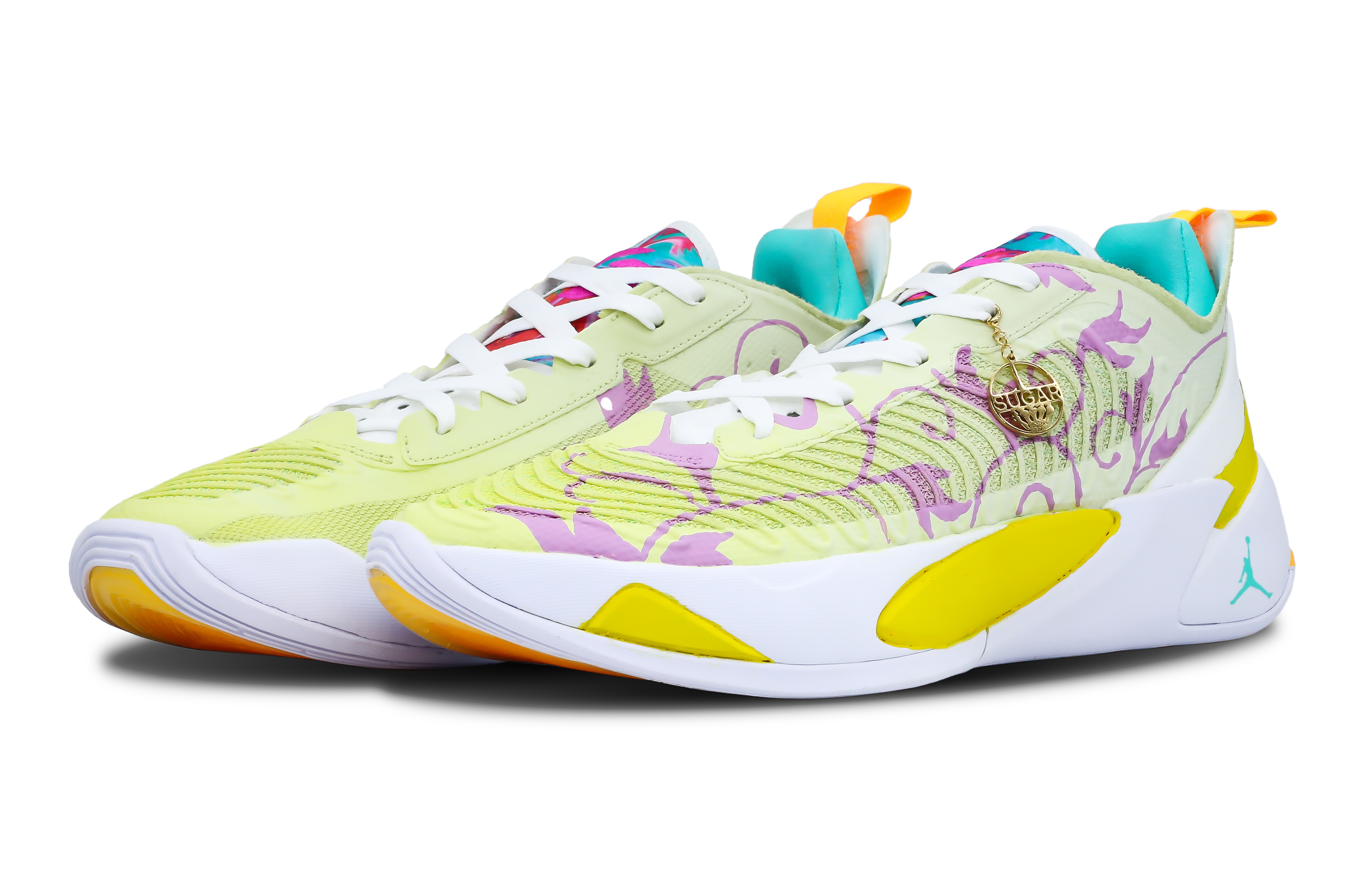 Lookbook [定制鞋款] Air Jordan Luka 1 Low '黄紫' DQ6510-164(Teamone-Luka结缕黄紫)