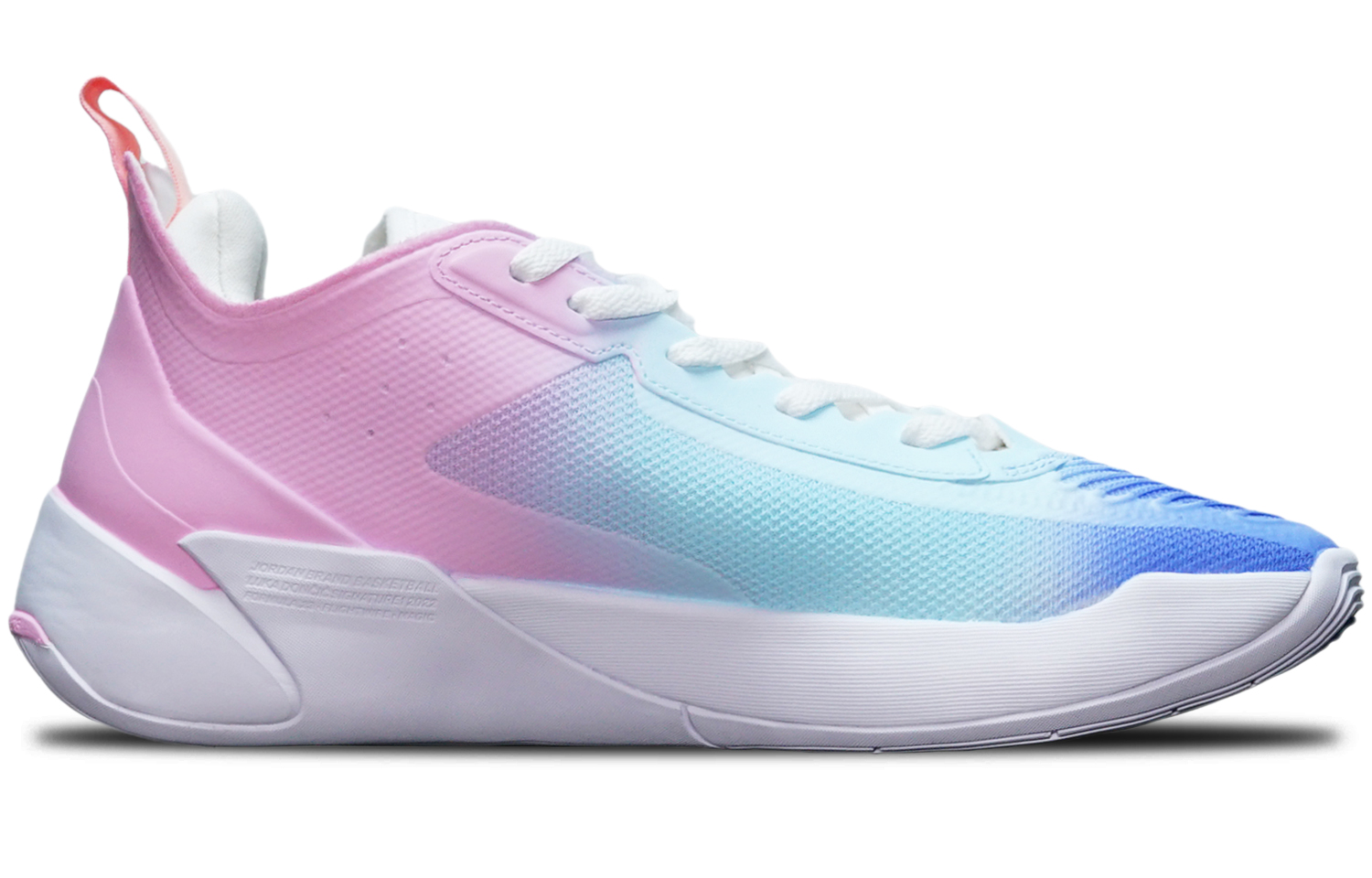 Lookbook 【訂製籃球鞋】Jordan Luka 1 PF 東契奇第一代 減震防滑 棉花糖 三色漸變 低筒 實戰籃球鞋 男款 紅藍白