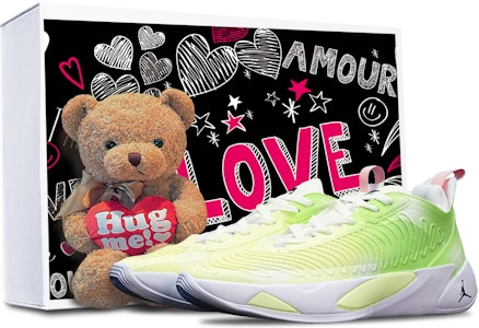 【訂製球鞋】 Jordan Luka 1 PF 東契奇1代 漸變 小熊 低筒 籃球鞋 男款 綠黃 Buy 【訂製球鞋】 Jordan Luka 1 PF 東契奇1代 漸變 小熊 低筒 籃球鞋 男款 綠黃